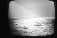 Television coverage of the moon surface during the Apollo 11 mission, 20 July 1969