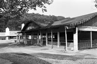 Alternate view of the bumper car pavilion and arcade building in Glen Echo Park, Glen Echo, Maryland