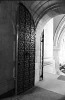 Arched doorway in the Washington National Cathedral (1977)