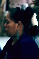 Navajo woman (rug weaver), Navajo Reservation, Arizona (1966)