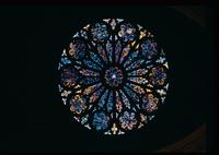 Stained glass in the National Cathedral, Washington, D.C. (1977)