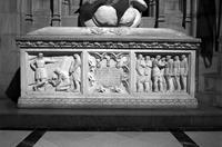 Detail of Norman Prince tomb and inscription at the Washington National Cathedral (1977)