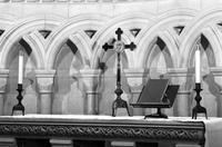 Detail of the Resurrection Chapel altar at the Washington National Cathedral (1977) (2)