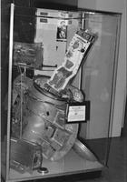 Unidentified artifact in display case at Smithsonian National Air and Space Museum, Washington, D.C.