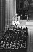Congregation attending a religious service at the Washington National Cathedral (1977) (2)