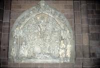 Tympanum inside the Cathedral of Saint Peter depicting the tree of Jesse (ancestors of Jesus Christ), Worms, Germany