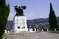 Alternate view of the Monument to the fallen soldiers of Trieste, Parco della Rimembranza, Trieste, Italy