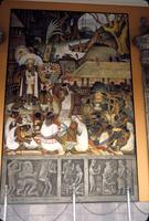 Diego Rivera mural depicting the Zapotec and Mixtec civilization, National Palace, Mexico City, Mexico