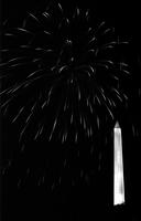 Fireworks over the Washington Monument on the National Mall, Washington, D.C.
