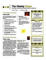 The Weekly Green Vol. 1, Issue 07